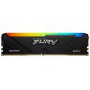 Kingston Fury Beast RAM, KF432C16BB2AK2/16, 16 GB, DDR4, 3200 MHz, 1.35 V, 288-pin DIMM, CL16, &uuml;ksik reiting, ODT, XMP 2.0