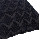 Spilvens TEDDY 45x45cm, melnu ziedu motīvs P0069419