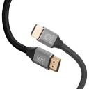 Manta HDMI kaabel HDMI-3MC, 3m, HDMI 2.1, 8K @ 60Hz, 4K @ 120Hz, 48b, eARC, kuld&uuml;hendused, alumiiniumkorpus