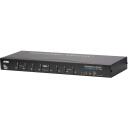 Aten 8-Port USB DVI/Audio KVM l&uuml;liti CS1768-ATA-G, 8 x KVM/audio, DC 5 V, OSD, 2-port USB keskjaam, HDCP