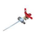 Dārza metāla rotējo&scaron;ais laistītājs ar kātu, 360&deg; rotācija, regulējama laistī&scaron;anas zona, AW61350, AWTOOLS