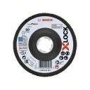 Шлифовальный, лепестковый диск X-LOCK X571 125мм, K80 2608619203 BOSCH