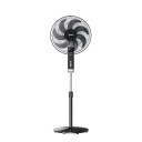 Statīva ventilators ar 40 cm diametru 3 ātruma režīmiem oscilāciju un 50 W jaudu melns MFS402M0BPK Midea