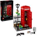 Lego IDEAS 21347 Sarkanā Londonas telefona būda, 1460 elementu, 18+ gadi, instrukciju lapa