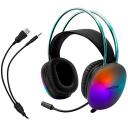 Tracer Austiņas TRASLU47524, 110dB, 32&Omega;, 2m, 20Hz-20KHz, RGB fona apgaismojums, pīts kabelis, elastīga galvas stīpa