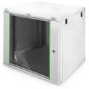 Digitus Sienas Montāžas Skapis DN-19 12U-6/6-EC, 60 cm x 60 cm x 63.8 cm, 12U, IP20, tērauds, pelēks