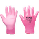 Neilona cimdi ar PU pārkl. PRETTY PINK (Blist.) Rozā 8. izm. CERVO