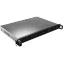 Lanberg Rackmount serverikorpus ITX 300/10 19"/1U SC01-3001-10B, 2 x USB 3.0, 3 sisemised pesad, must