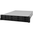 Synology RS3621RPXS, Intel Xeon D-1531 6-ядерный 2.2/2.7 ГГц, 12 отсеков, 8 ГБ DDR4 память, 4 RJ45, 2 USB 3.2, 140.01 Вт