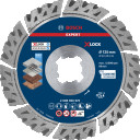 X-LOCK dimanta disks Multi Material 125, Mazām leņķa slīpma&scaron;īnām EXPERT MULTI MATERIAL DIMANTA GRIEZĒJDISKS, 2608900670, BOSCH