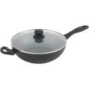 Russell Hobbs Wok RH028121EU7, 28cm, 3.5l, alumiinium, metalliline marmor, mittenematu pind, kaanega