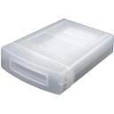 Raidsonic ICY BOX Aizsardzības kaste 3.5 IB-AC602a, 3.5'', Plastmasa, Caurspīdīgs, 1 cietais disks, Pretputekļu, Pretkritienu