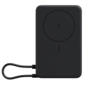 Kompakti&scaron;ka belaidė magnetinė i&scaron;orinė baterija su 33W greitu įkrovimu ir įmontuotu stovu, 10000 mAh Magnetic Power Bank Gray BHR08P9GL Xiaomi