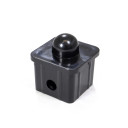 Plastmasas detaļa lauka gultai ar degunu, piemērota BasicNature Travelchair 'Feldbett' 210 cm, R054352, BasicNature