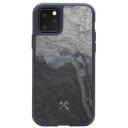 Woodcessories Stone Edition iPhone 11 Pro Max, STO063, 1mm, 6.5 collu, pelēks, triecienizturīgs rāmis, bezvadu uzlāde