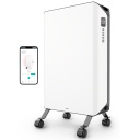 Nutikas Wi-Fi õlitäitega radiaator „Edge” puldiga, 2000 W kuni ~20 m² Valge DUUX
