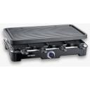 Severin Raclette grill 9670, 1400W, must, mitte kleepuv pind, LED indikaatorid, 8 pannid
