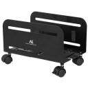 Maclean Mount Castor platform MC-851, 260mm, 119mm, 128mm, 10kg, melna, riteņi, brīdinājumi