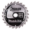 T.C.T. Zāģripa 165X1.50X20mm 20&deg; T24 SPECIALIZED 5 gab., B-09173-5 MAKITA