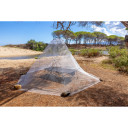 Klasiskā moskītu tīkliņa nojume, 2 personām, balta, R500470, BasicNature