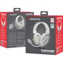 Genesis Austiņas Toron 301 NSG-2161, 53mm, 32&Omega;, 20-20kHz, 1m kabelis, virs auss, mikrofons
