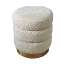 Kāju soliņš LAUREN D35xH38cm, balts 87679