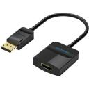 Vention DP į HDMI keitiklis HBGBB 0.15M 1080P@60Hz, stabilus, be mirgėjimo, Plug and Play, auk&scaron;ta rai&scaron;ka