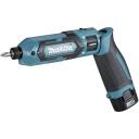 Makita smūginis gręžtuvas TD022DSE, 7,2 V, 1,5 Ah, 0-2450 aps./min, 220 in.lbs sukimo momentas, 1/4" &scaron;e&scaron;iakampis
