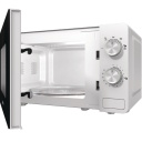 Mikroviļņu krāsns ikdienas ēdienu ātrai pagatavošanai ar 17 L ietilpību 700 W jaudu un baltu dizainu MO17E1W Gorenje