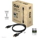 Club3D HDMI кабель на HDMI 1м CAC-1371, 48 Гбит/с, 10K 120Hz, 2.1, черный, прямой разъем, позолота