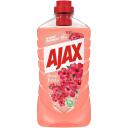 Ajax универсальное чистящее средство 1336711, 1л, эффективно очищает, уничтожает бактерии, цветочный аромат