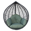 Spilvens šūpuļkrēslam DROPLET, zaļš P0071341