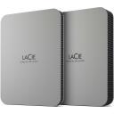 Lacie I&scaron;orinis HDD 2.5" STLP4000400 4TB, USB Type-C, 3.2 Gen 1, Sidabrinė, Aliuminis