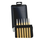 Taper Punch Set, KNIPEX, 9R4241300, metāla kastē, octagonāls, pulēts, augstas kvalitātes instrumentu tērauds