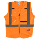 ATSTAROJO&Scaron;Ā VESTE, HIGH-VISIBILITY VEST ORANGE - 2XL/3XL, 4932471894 MILWAUKEE