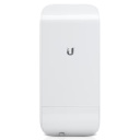 Lauko Wi Fi prieigos ta&scaron;kas CPE 2.4 GHz 802.11b g n ~150 Mbps 8.5 dBi antena iki ~5+ km PoE NanoStation LOCOM2 Baltas Ubiquiti