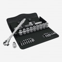 Zyklop Metāla Rāvējslēdzis 1/2" ar Push-Through Kvadrātu, WERA, 05004080001, 28 daļu komplekts