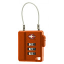 Atslēdziņa TSA COMBINATION lock with cable, Orange, 4021504274816 BasicNature