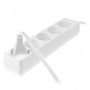 Mājsaimniecības pagarinātājs ar 5 kontaktligzdām, 5.0m, balts, AW24612, AWTOOLS