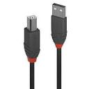 Lindy USB2 A-B kabelis 36677 10m, pilkas, USB-A / USB-B, 1, 1