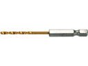 Сверло по металлу HSS-TiN 2,5мм с хвостовиком HEX YT-44752 YATO