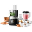 Philips Maisto perdirbėjas HR7530/10, 1.5l, 850W, 2 greičiai, 4 pjaustymo diskai, Nerūdijančio plieno peilis, Plastikinis korpusas