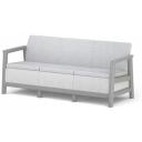 Keter Aia diivan kolmele Scandi Linea 29214642ECN, 182cm, 73cm, 77.5cm, 20kg, 3x110kg, pressitud plastmass