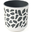 Puķu pods 25cm Aztek, pelēks, 9457922, LAMELA