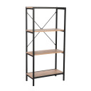 Plaukts LAVINA 60x30xH127,5cm, osis/melns 40864