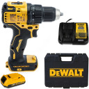 Smūginis gręžtuvas 18V, XR, DD, 1x2Ah; DCD708D1-QW DEWALT