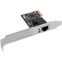 Lanberg V&otilde;rgukaart PCE-1GB-201, 1 x RJ-45, 1000 Mbit/s, PCIe, 802.3x, Windows, Linux