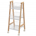 Plaukts ar ritenī&scaron;iem BREN 76447 HOME4YOU