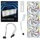 Lian Li Arvutikorpuse ventilaator UNI FAN SL Wireless 120 G99.12SL1W3W.00, 120mm, 2000RPM, 3 ventilaatorit, 64.05cfm, 2.44mmH2O