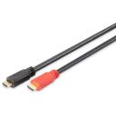 Digitus HDMI kabelis ar signālu pastiprinātāju DB-330118-100-S, 10 m, aktīvs kabelis, 4K30Hz atbalsts